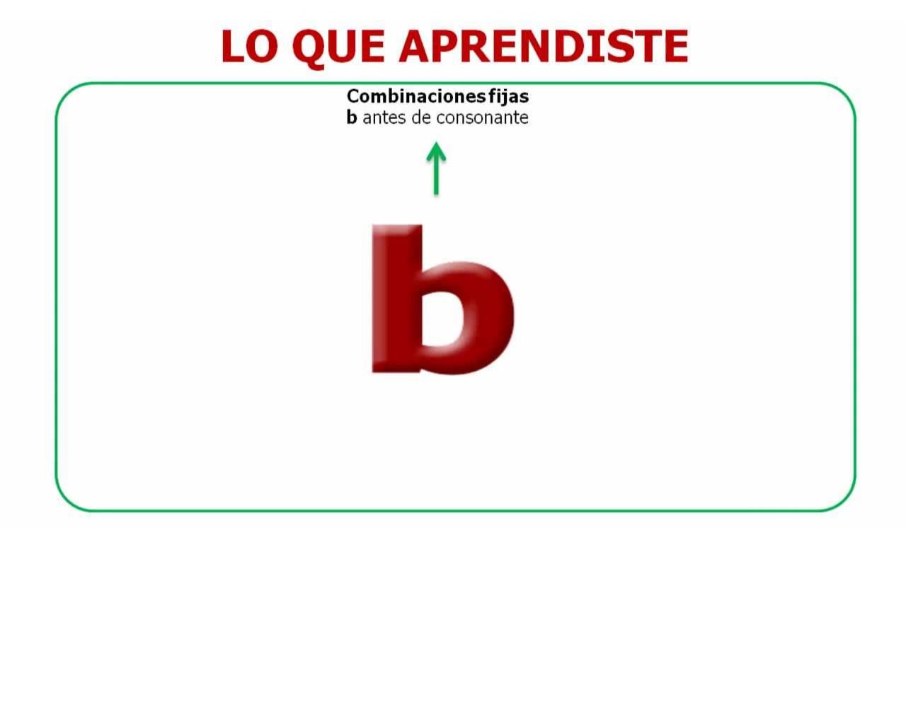 TOMi.digital - Regla ortográfica de la B