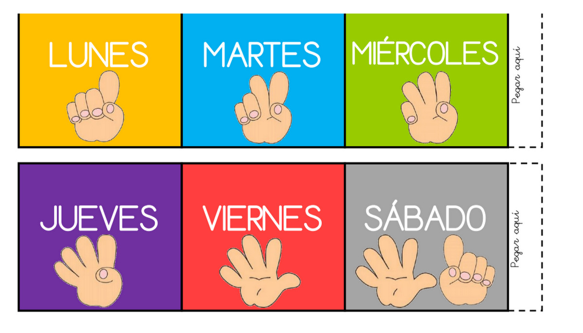 TOMi.digital LOS DIAS DE LA SEMANA