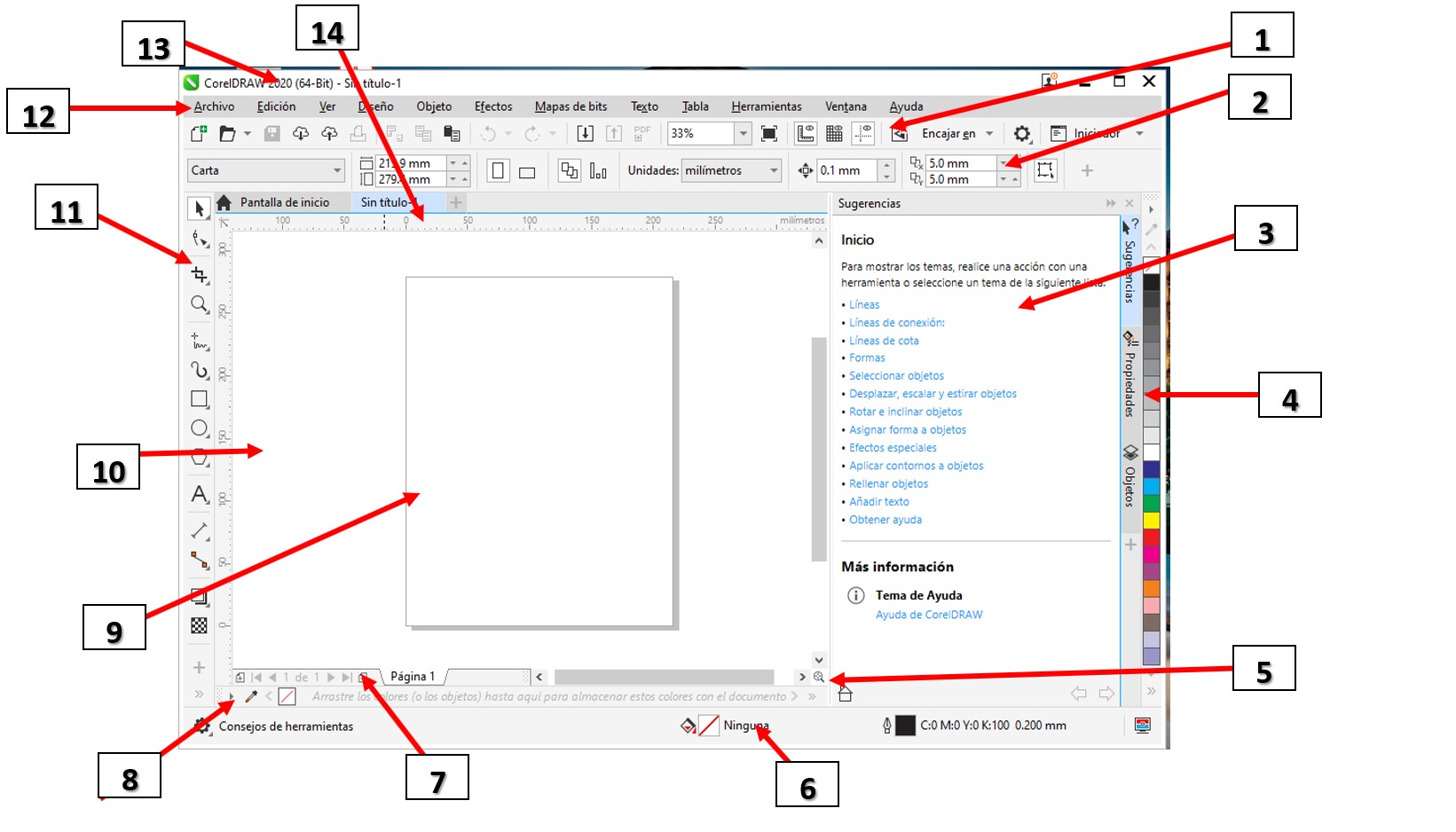 TOMi.digital - Entorno de Corel Draw