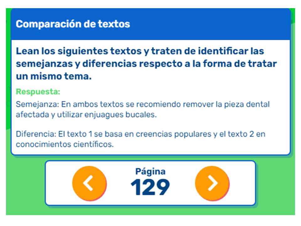 TOMi.digital - PRODUCIR UN TEXTO QUE CONTRASTE INFORMACIÓN SOBRE UN TEMA