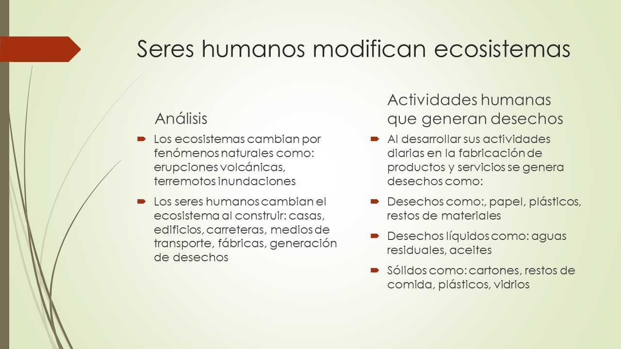 TOMi.digital - Seres humanos modifican ecosistemas