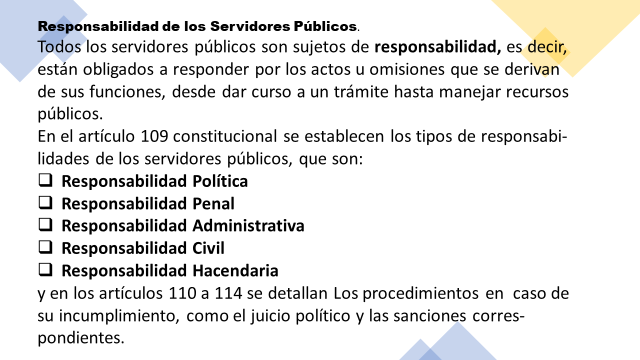 TOMi.digital - Responsabilidad de los Servidores Públicos